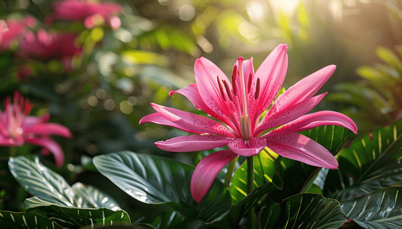 Fascination pour le Lys de Madagascar, une fleur exotique remarquable